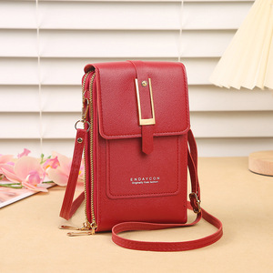Nouvelle tendance : sacoche transparente pour téléphone à écran tactile, sac bandoulière simple, petit sac pour téléphone, sac à monnaie pour femme, design vertical - Product Image 4