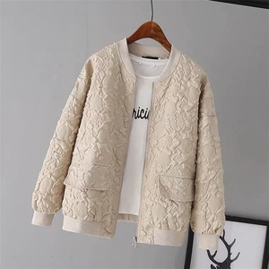 Solid Color Ladies Short Baseball <strong>Jacket</strong> 2023 New Korean Spring Casual <strong>White</strong> <strong>Jacket</strong> Top Female Cardigan Zipper <strong>Jackets</strong> Fashion - Product Image 3