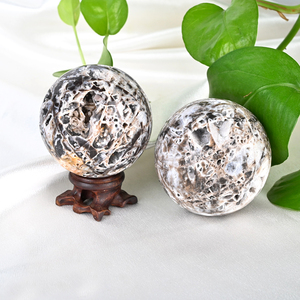 Natural Sphalerite Sphere Polished <b>Crystal</b> Crafts Healing <b>Crystal</b> Collection Druzy Sphalerite Sphere for Home Decor - Product Image 1
