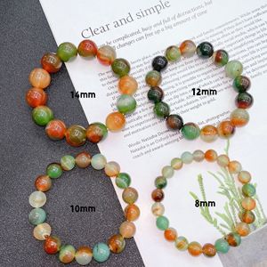 Pulsera de Cristal de Ágata Pavo Real de Piedra Natural 2026 para Reiki, para Eventos de Puestos Callejeros, Suministro de Regalos, Pulsera de Círculo Único - Product Image 3