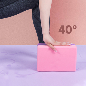 Superior Non Slip Grip EVA <b>Yoga</b> <b>Block</b> with Textured Surface Soft Cork Brick for Pilates Fitness Enhanced Hand Stability Support - Product Image 2