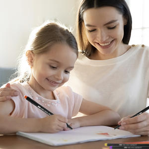 Pena Fineliner warna kustom Set Marker 0.4mm Tips perencana menggambar pena garis halus untuk jurnal - Product Image 5