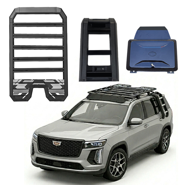 HIGH QUALITY CAR Accessories ROOF RACK ROOF PLATFORM SIDE LADDER Side Box for Cadillac Escalade 2006-2026