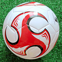 Ballons de football en stock, ballon de football en mousse PVC, taille standard 5, pour la promotion