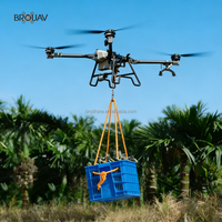 Dron Agrícola Profesional BROUAV de Gran Capacidad con Sistema de Vuelo Inteligente para la Protección de Cultivos en Grandes Terrenos Agrícolas