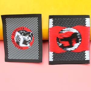 Custom woven label woven clothing labels clothes shirt cotton clothing woven label - Product Image 3