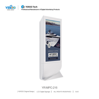 Pantalla LCD Ultra Clara para Exteriores, Android, Alto Brillo, 75 Pulgadas, 4K, Quiosco para Exteriores, Imágenes Impresionantes para Publicidad Comercial en el Centro de la Ciudad