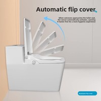WC intelligent PLMR F5A écologique à économie d'eau, double chasse, bidet intelligent pour la rénovation et l'amélioration de la maison