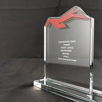 Neelpure 186482 - Premio de Escritorio de Cristal con Diseño Creativo Único y Personalizado para la Industria de la Construcción