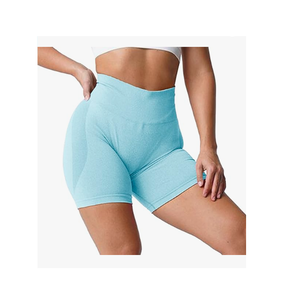 Venta caliente pantalones cortos deportivos para mujer tela de invierno transpirable estilo Sexy multicolor con decoración de patrón de logotipo personalizado en oferta - Product Image 4