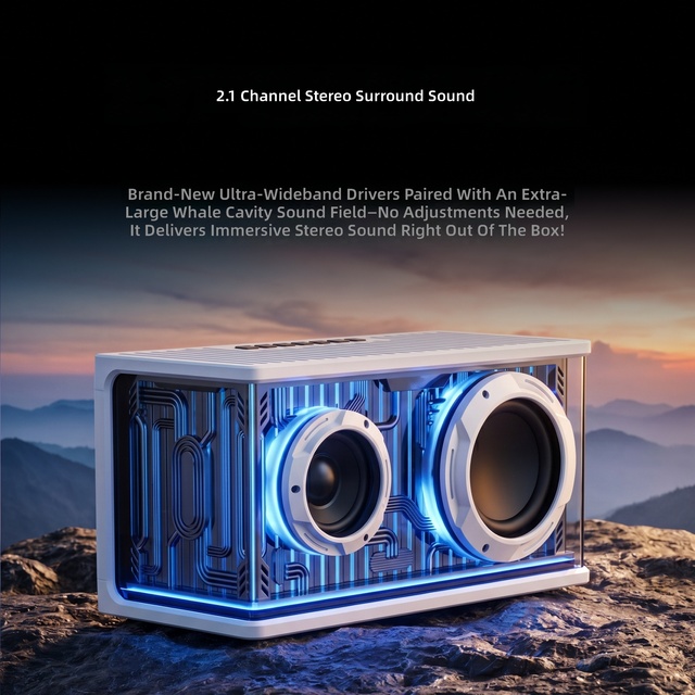 Speaker with HD Sound Portable Wireless Speakers for Home Party Outdoor Beach Bluetooths Speaker