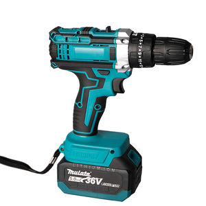 Portable 21V Brushless sans fil perceuse ensemble batterie au Lithium électrique marteau clé trousse à outils étui rigide OEM puissance marteau perceuses - Product Image 6