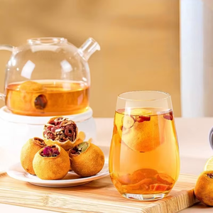 Thé Santé Bio OEM aux Agrumes Entiers et Herbes, Mélange de Fruits, Baies de Goji, Dattes Rouges, Kumquat, Raisins, Zestes d'Orange en Sachet - Product Image 2