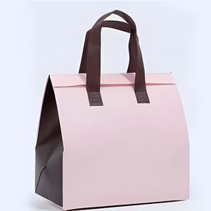 Sac isotherme pliable en toile cirée imperméable avec logo personnalisé pour le travail et le pique-nique, idéal pour le stockage des aliments - Product Image 1