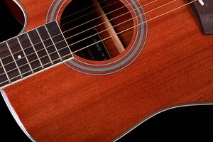 <span class=keywords><strong>Guitare</strong></span> acoustique Caeser X-415C à corps en sapele stratifié de 41 pouces, finition brillante, pour débutants - Product Image 3