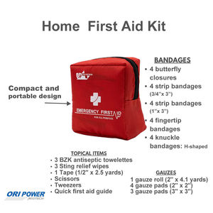 Ori-power - Estuche Protector Personalizado con Logotipo para Botiquín <span class=keywords><strong>de</strong></span> Primeros Auxilios, Botiquín <span class=keywords><strong>de</strong></span> Primeros Auxilios para Coche, Camping, Senderismo - Product Image 2