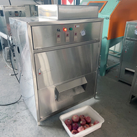 Petite échelle 100-150kg par heure Machine à éplucher les oignons blancs pour une utilisation au restaurant pour éplucher l'ail