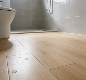Plancher stratifié imitation bois clair, écologique, non toxique, sans formaldéhyde, imperméable, idéal pour les maisons familiales et les zones de jeux pour enfants - Product Image 2