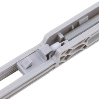 Raccord de garde-robe à fermeture en douceur d'usine en Chine Raccords de porte coulissante en fer POM Amortisseur de fermeture en douceur réglable