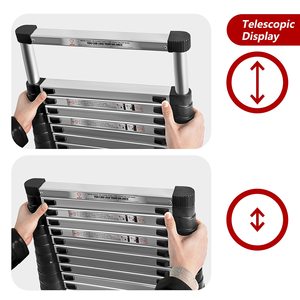 3.8m nhôm một loại đôi kính thiên văn cầu thang Thang đơn thẳng thang thang trong nước - Product Image 5