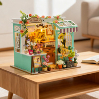 Alice Garden Original Nouveau Modèle de Maison en Bois Créatif NFC Fait Main DIY Décoration à Assembler Cadeau