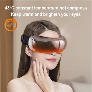 Venta al por mayor de vibración cuidado de los ojos masaje de ojos máscara 3D vibración con música Bluetooth masajeador de ojos - Product Image 5