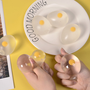 Most Popular TPR Transparent Water Egg Splatter <b>Ball</b> Squishy Slow Return Hand Exercise <b>Squeeze</b> Stress Relieve Toys for Kids - Product Image 2