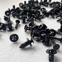 Clip en nylon en plastique de fixation automatique de haute qualité 8mm Clips de retenue de type poussoir Clips de pare-chocs