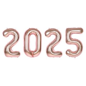 Wholesale High Quality 16Inch <b>Balloons</b> Happy New Year 2025 Home <b>Decor</b> Globos Party <b>Decoration</b> Sets - Product Image 3