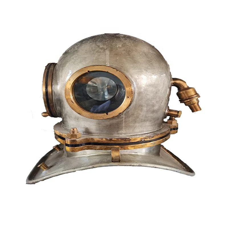 Casque de plongée professionnel en cuivre pour plongée en mer profonde, casque de plongée en laiton Antique