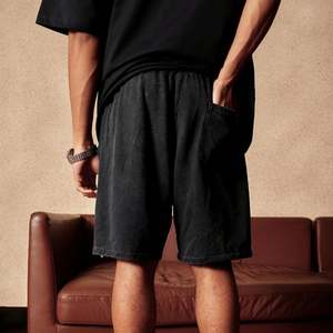 OEM Street Hip Hop Sports Washed Batik <b>Zipper</b> <b>Men's</b> <b>Shorts</b> Casual Drawstring Elastic Waist <b>Shorts</b> for <b>Men</b> - Product Image 6