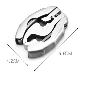 Outil multifonction <span class=keywords><strong>9</strong></span>-en-1 de poche, mini-outil portable en acier inoxydable EDC, pinces multifonctions Turtle Back pour homme - Product Image 6