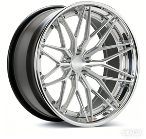 Jantes en alliage forgées sur mesure 18-21 pouces 5x112, concaves profondes, noir brillant, pour <span class=keywords><strong>Audi</strong></span> Q7 Q8 <span class=keywords><strong>SQ5</strong></span> RSQ8 A4 A6 RS4, SUV haut de gamme modifiés - Product Image 2