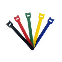 Attaches de câble en nylon écologiques réglables avec sangle de fixation à crochet et boucle pour câbles de fixation