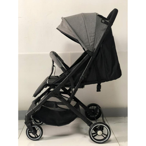 Lightweight Double Baby Stroller Easy-to-Fold Fabric with Iron Pipe One-Hand Portable Travel <strong>Pram</strong> Kids' Car Seat - Product Image 5