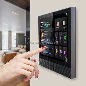 Bộ khuếch đại âm nhạc 8 kênh Nhà thông minh với màn hình cảm ứng 7 inch, nguồn điện gắn tường, bảng điều khiển Tuya, kết nối loa Bluetooth - Product Image 2