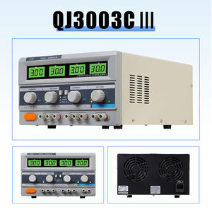 QJ3003Clll 195W Fuente de alimentación de escritorio regulada por CC de 3 vías 0-30V 0-3A Ajustable, pantalla de 3 dígitos, protección de limitación de corriente - Product Image 4