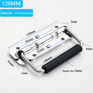 201 Stainless Steel Recessed Folding Pull Handle, Pull Handle for Toolbox &amp; Storage Cabinet - Product Image 3