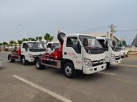 Mini benne à ordures de 3 tonnes 4x2 séparée du châssis du camion
