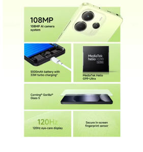 Xiaomi <span class=keywords><strong>Redmi</strong></span> <span class=keywords><strong>Note</strong></span> 14 Global Version G99 <span class=keywords><strong>Ultra</strong></span> Smartphone 108MP AI Caméra 5500mAh 6.67 "120Hz AMOLED Affichage IP54 - Product Image 4