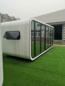 Chất Lượng Cao Garden Cottage Nhà Luxury Pre Sản Xuất <span class=keywords><strong>Log</strong></span> Nhà Liền Mạch, Cách Nhiệt Cao, Chống Gió, Chống Chấn Động - Product Image 3