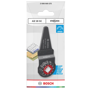 Lame de scie <span class=keywords><strong>oscillante</strong></span> AIZ 28 SC Starlock pour outil multifonction, pour la découpe de matériaux souples, de mastic et de laine minérale - Product Image 2