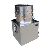 Nouvelle Plumeuse à Volaille Portable Entièrement Automatique de Haute Qualité en Acier Inoxydable pour Poulets et Cailles, 30 Mini Plumeuses à Oiseaux