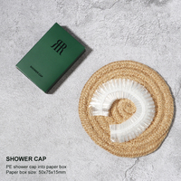 Ensemble d'articles de toilette jetables conformes RoHS pour hôtels : pantoufles de douche et de bain, pantoufles de voyage et kits de shampoing pour salle de bain d'hôtel