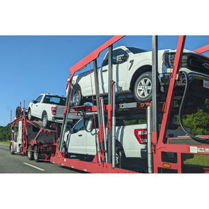 Remorques porte-voitures à essieu simple, semi-remorques porte-voitures 6 places, à vendre en Chine à prix compétitif - Product Image 1