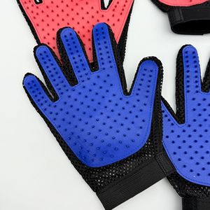 Gants anti-poils pour animaux de compagnie, cinq doigts, en silicone souple, pour massage, bain, antistatiques, pour toilettage et nettoyage des chats et des chiens - Product Image 4
