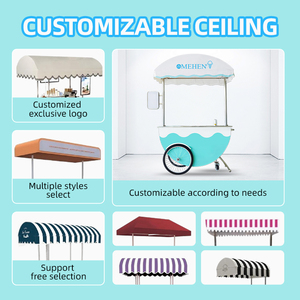 MEHEN MR4 Air Cooling Certified <strong>Rolling</strong> Tricycle <strong>Cart</strong> for Ice-cream - Product Image 4