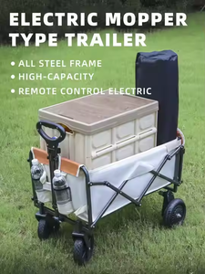 Chariot de jardin pliable personnalisable avec batterie 2000 mAh, chariot de <span class=keywords><strong>camping</strong></span> électrique portable 240L - Product Image 5