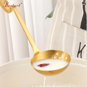 <strong>Kitchen</strong> <strong>Accessories</strong> Stainless Steel <strong>Gold</strong> Kitchenware Cooking Tools Soup Spoon <strong>Kitchen</strong> Utensil Scoop Ladle - Product Image 5