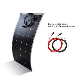 Paneles Solares Flexibles de 100W 110W 120W, Células de Silicio SunPower de Alta Eficiencia, 110W 18V, Carga Solar Personalizada para Autocaravanas - Product Image 1